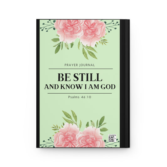 Prayer & Faith Journal Notebook | Light Green & Black Hardcover Journal