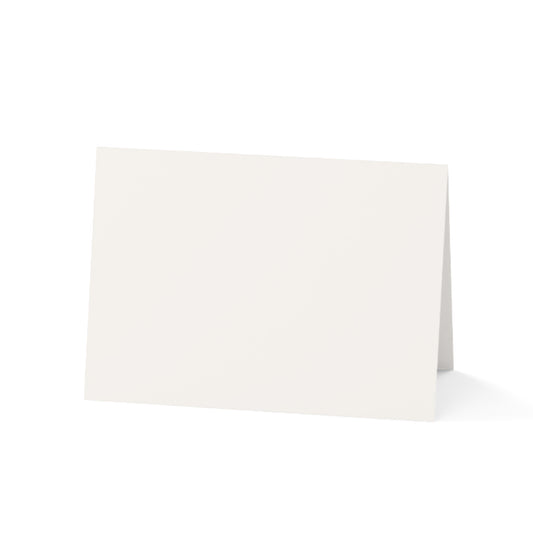 Thank You Greeting Cards – Heart Script Folded Cards (Single, 10, 30, 50 Pack)