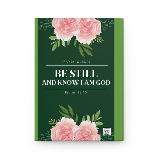 Prayer & Faith Notebook Journal | Black & Light Green Hardcover Journal
