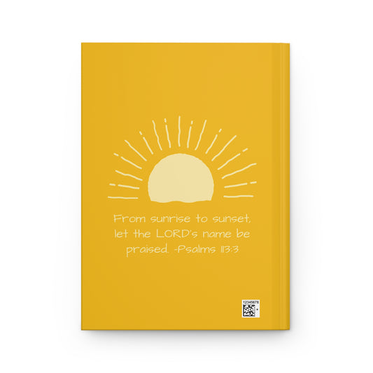 From Sunrise to Sunset Hardcover Journal