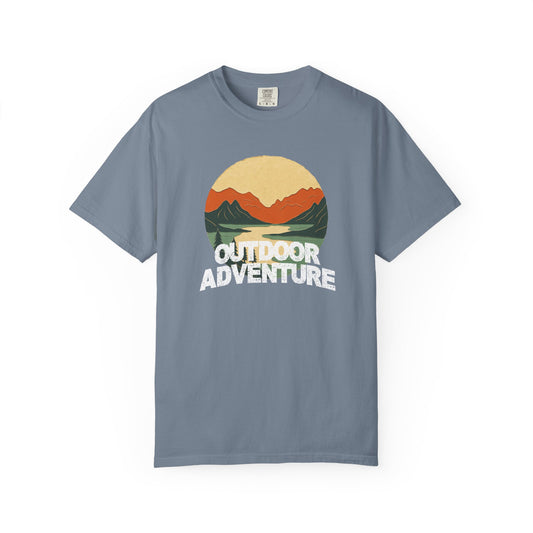 Outdoor Adventure Graphic Garment-Dyed T-shirt