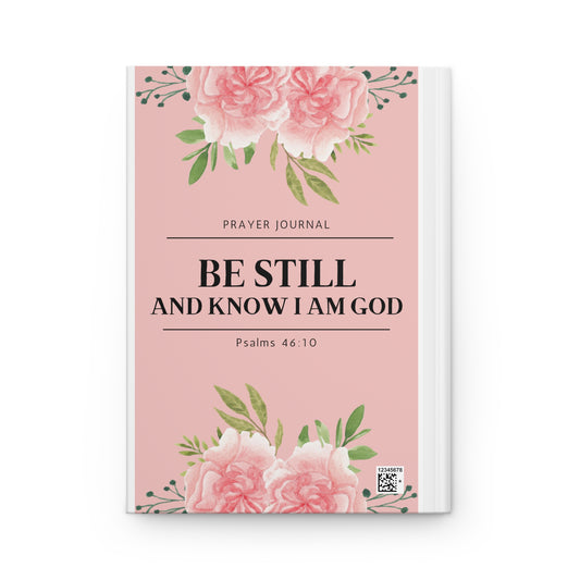 Prayer & Faith Journal Notebook | Pink & White Hardcover Journal