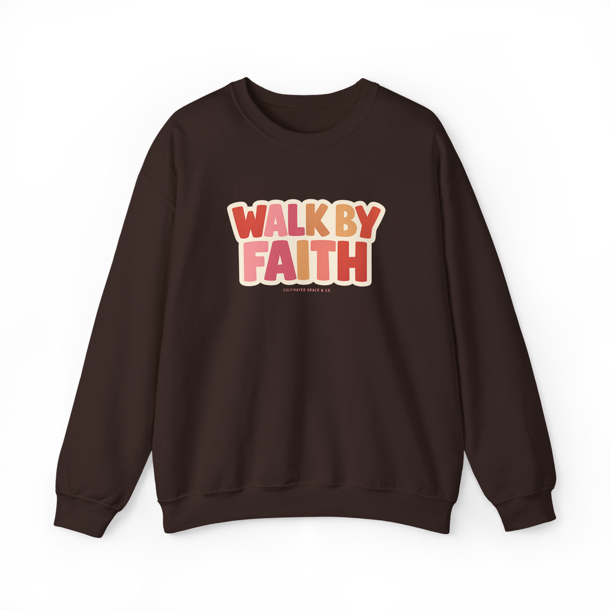 Walk By Faith Heavy Blend Crewneck