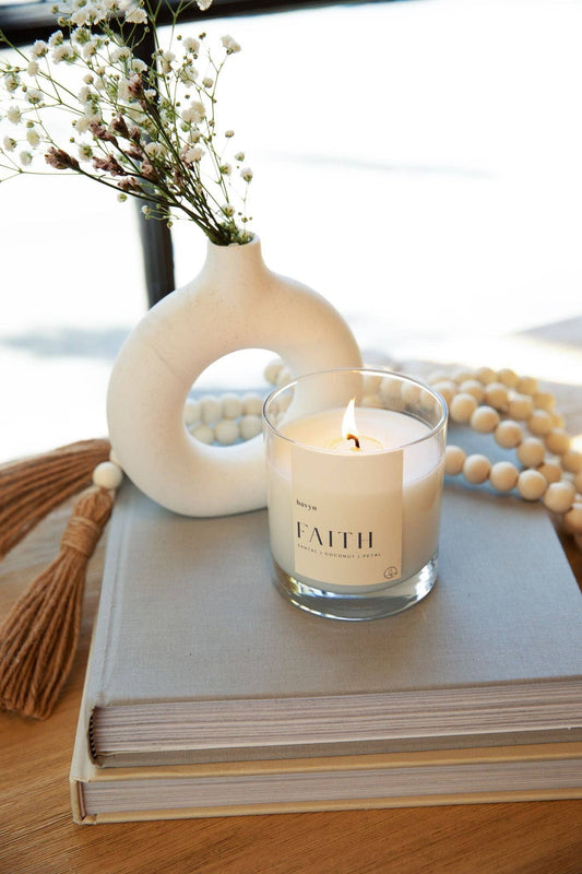FAITH Candle (Santal, Coconut, Petal)