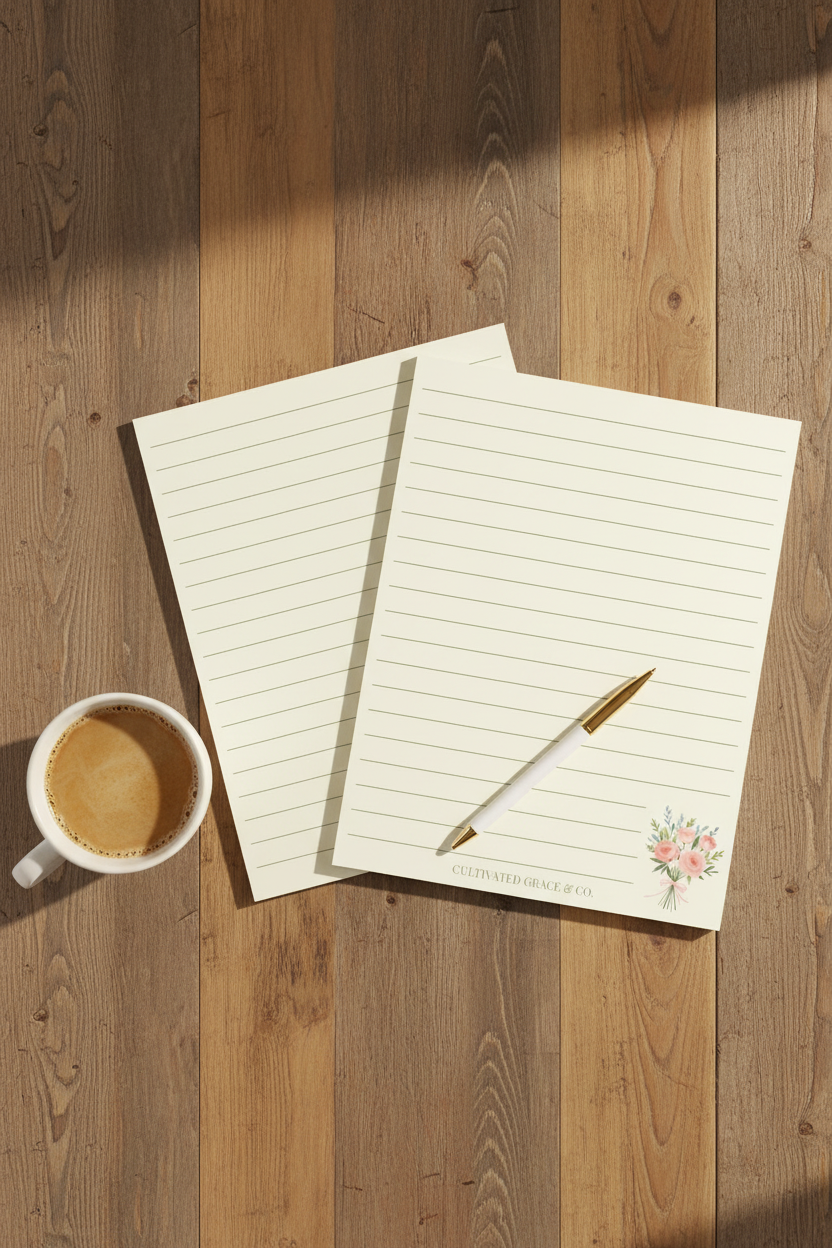 Cultivated Grace & Co. Notepad Lifestyle