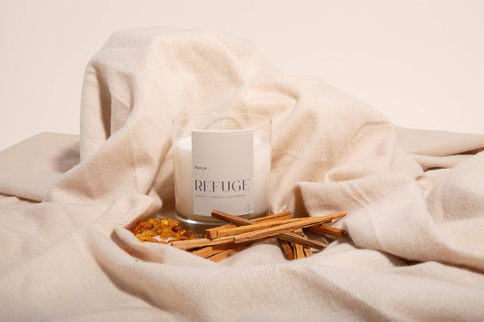 REFUGE Candle (Santal, Amber, Woods)