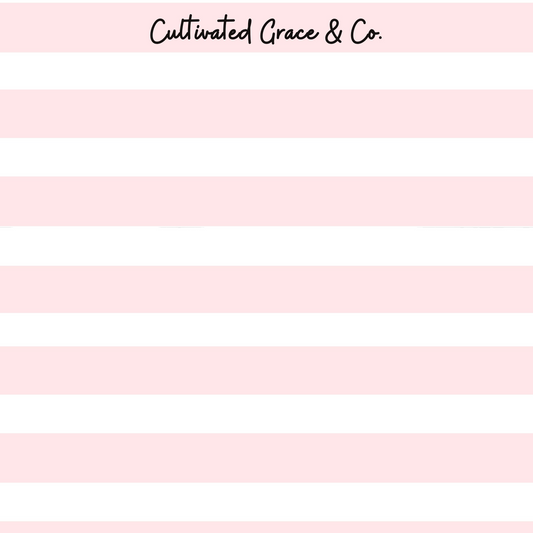 Pink Coffee Stripes Lined Notepad