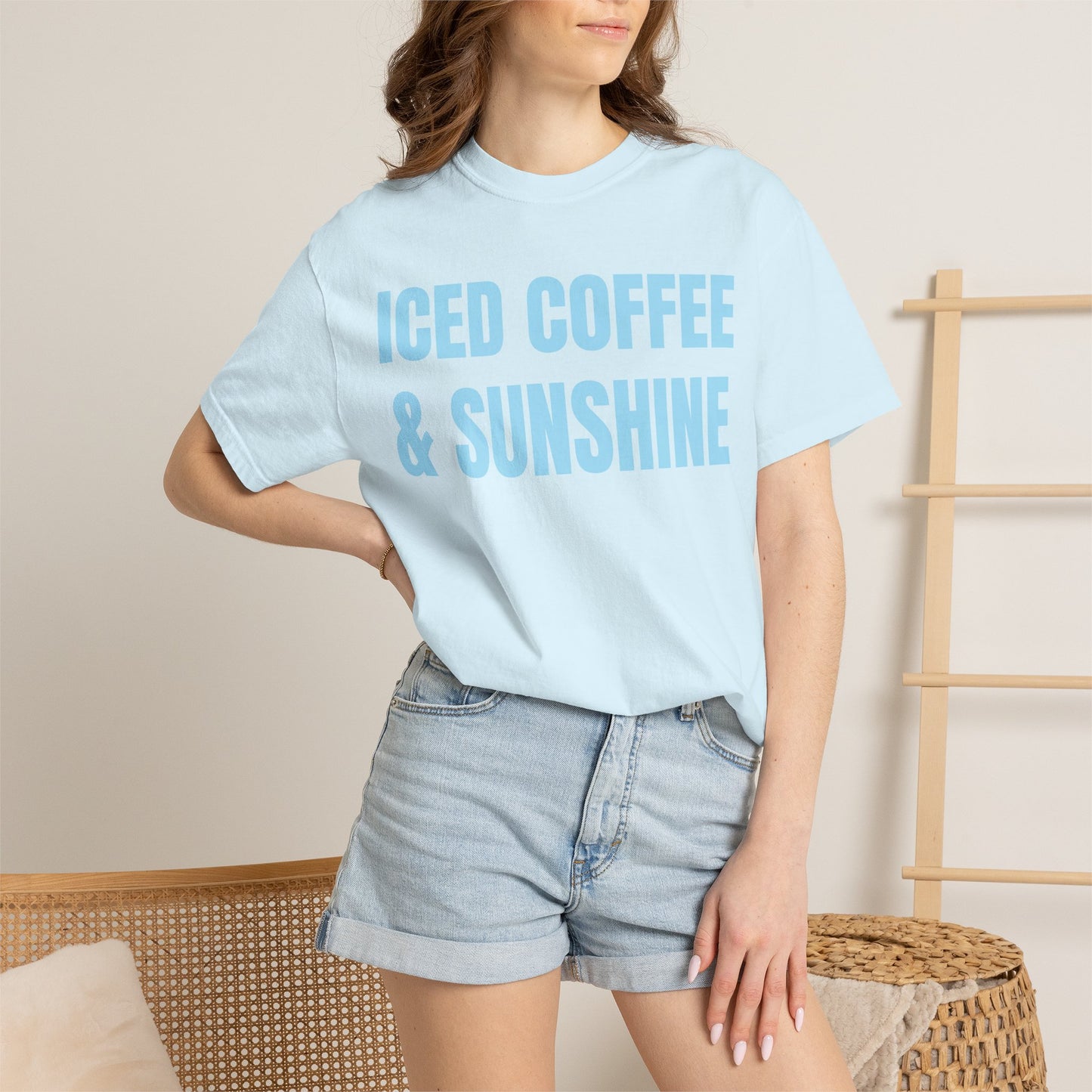 Iced Coffee & Sunshine Garment-Dyed T-shirt