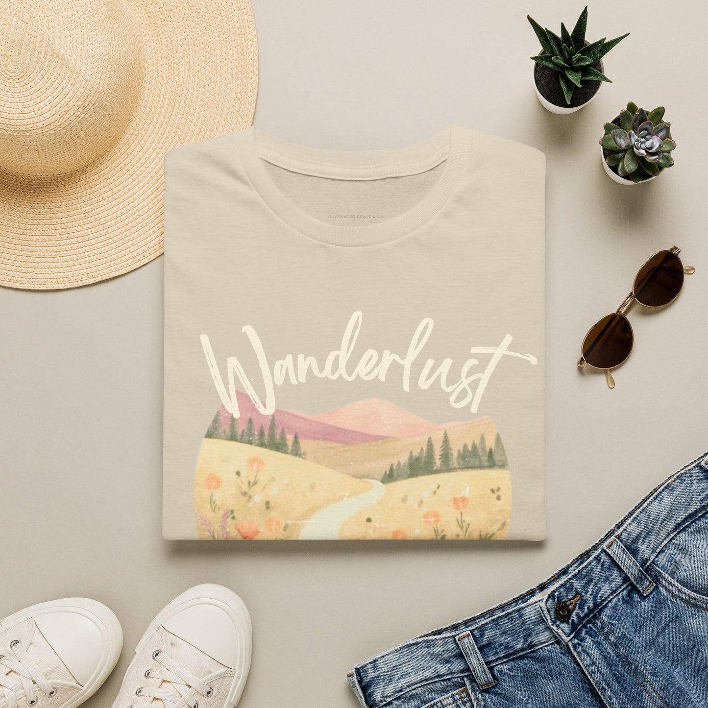 Wanderlust Graphic Softstyle T-Shirt