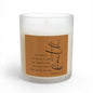 Kraft Brown Hebrews 11:1 Faith Quote Glass Candle | 11oz