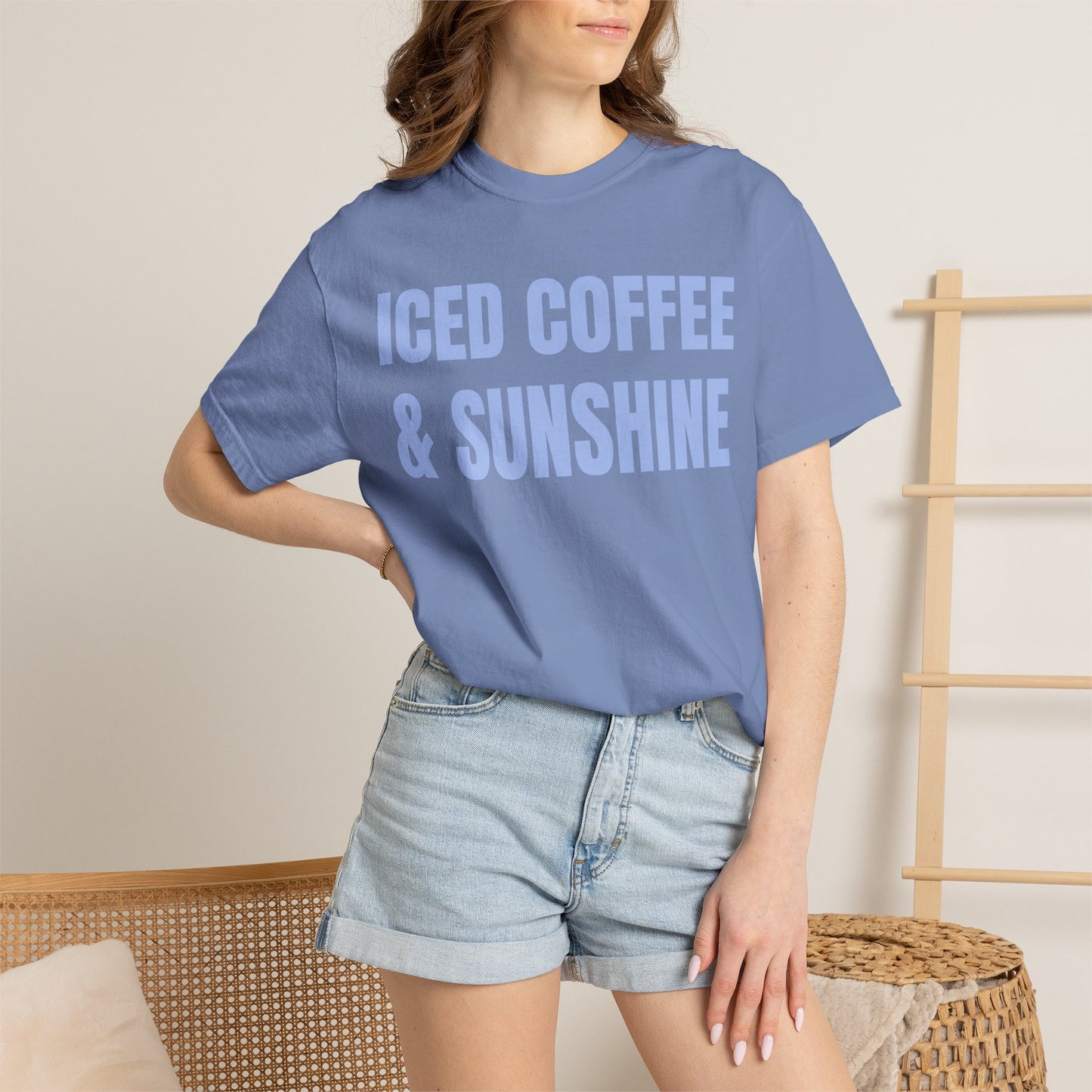 Iced Coffee & Sunshine Garment-Dyed T-shirt