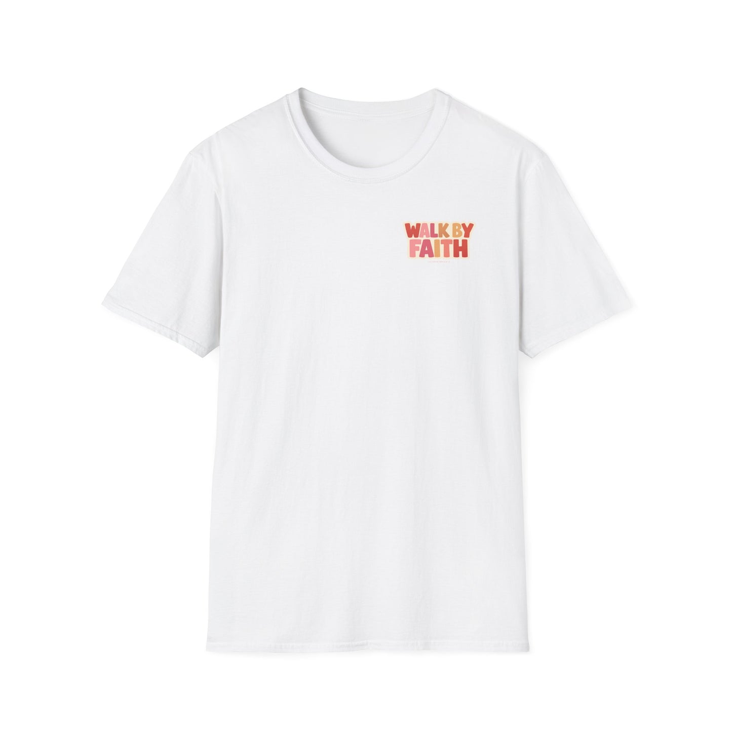 Walk By Faith T-Shirt — Inspirational Christian Faith Tee