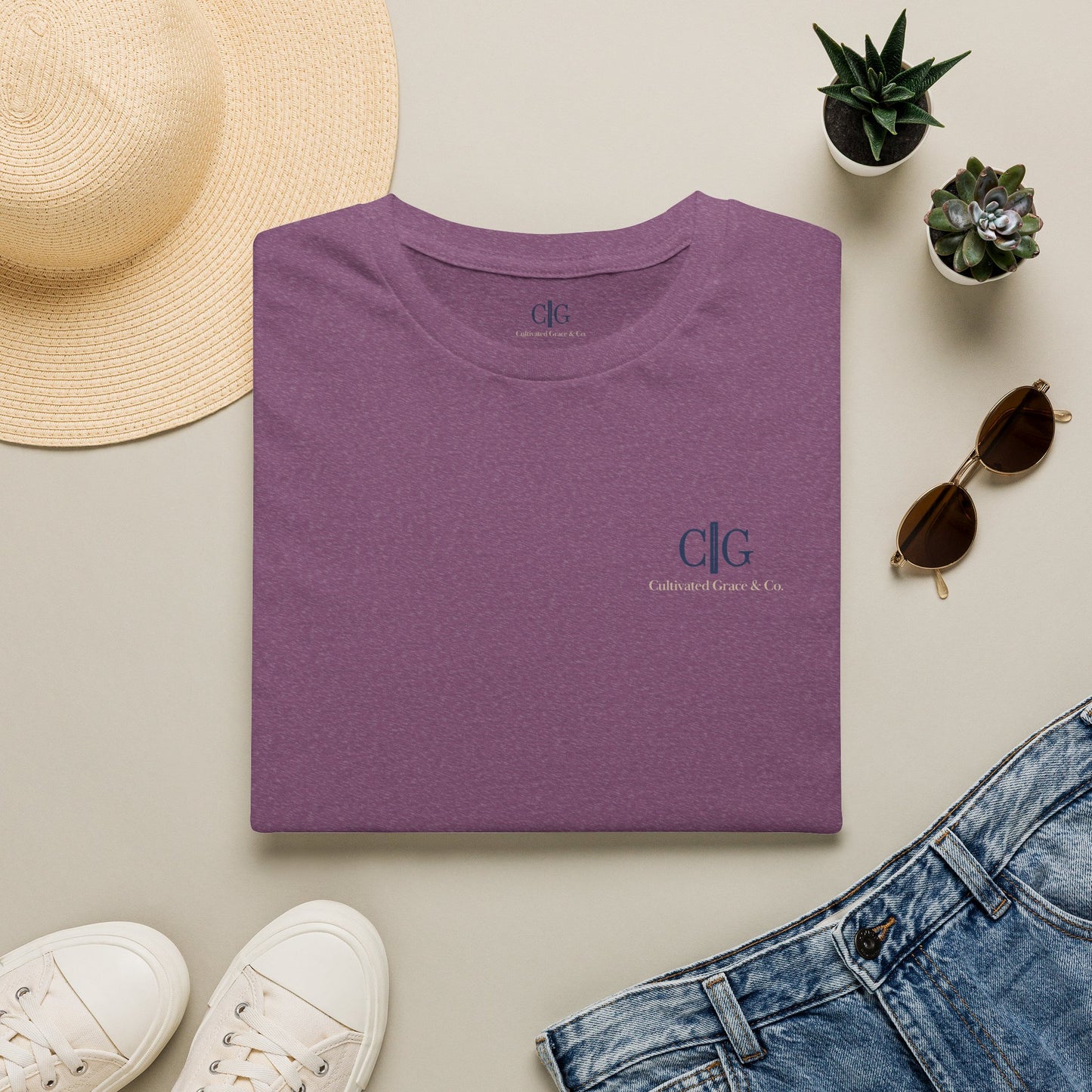 Cultivated Grace & Co. Badge Logo T-Shirt — Unisex Softstyle Tee