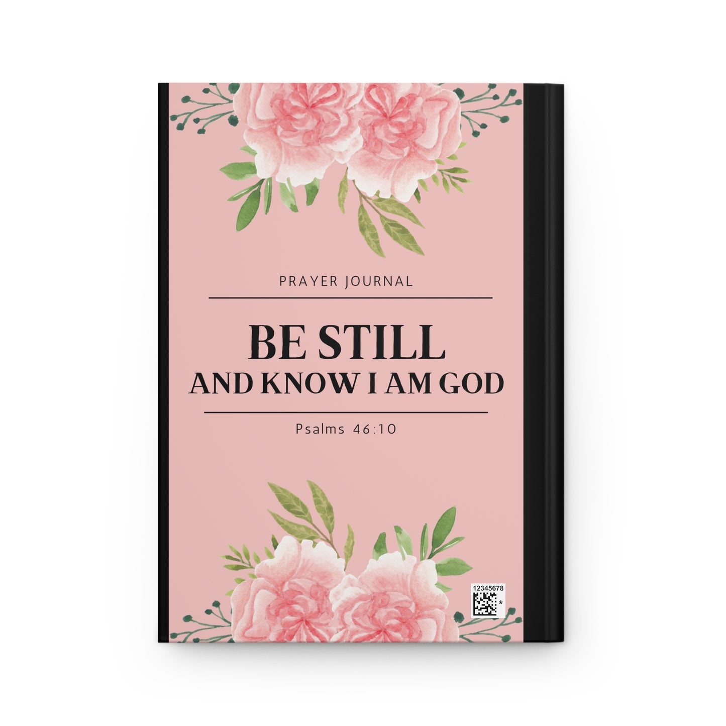 Prayer & Faith Journal Notebook | Pink & Black Hardcover Journal