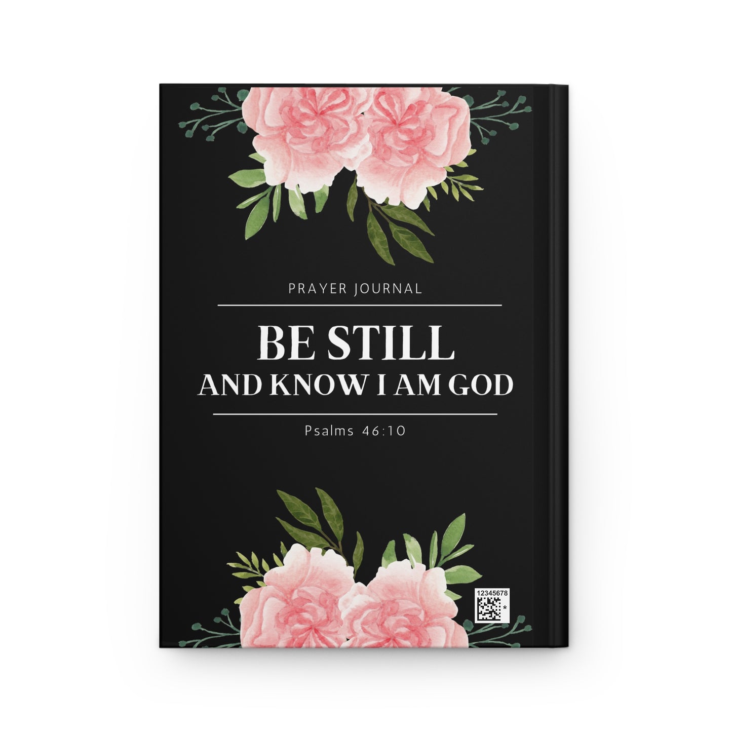 Black Be Still Hardcover Prayer Journal