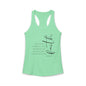 Hebrews 11:1 Faith Scripture Racerback Tank | Women's Inspirational Verse