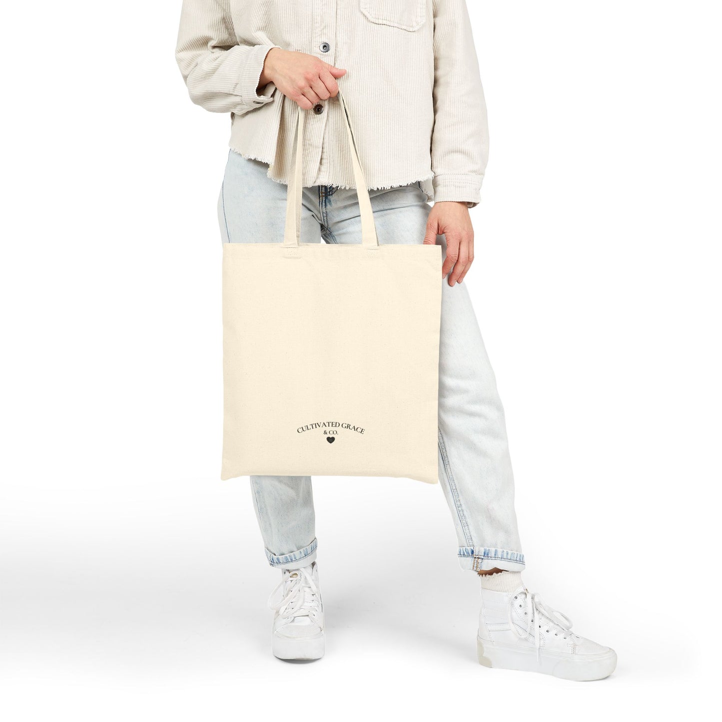 Daughter of the Most High King Tote | Faith-Inspired Canvas Bag, Christian Life