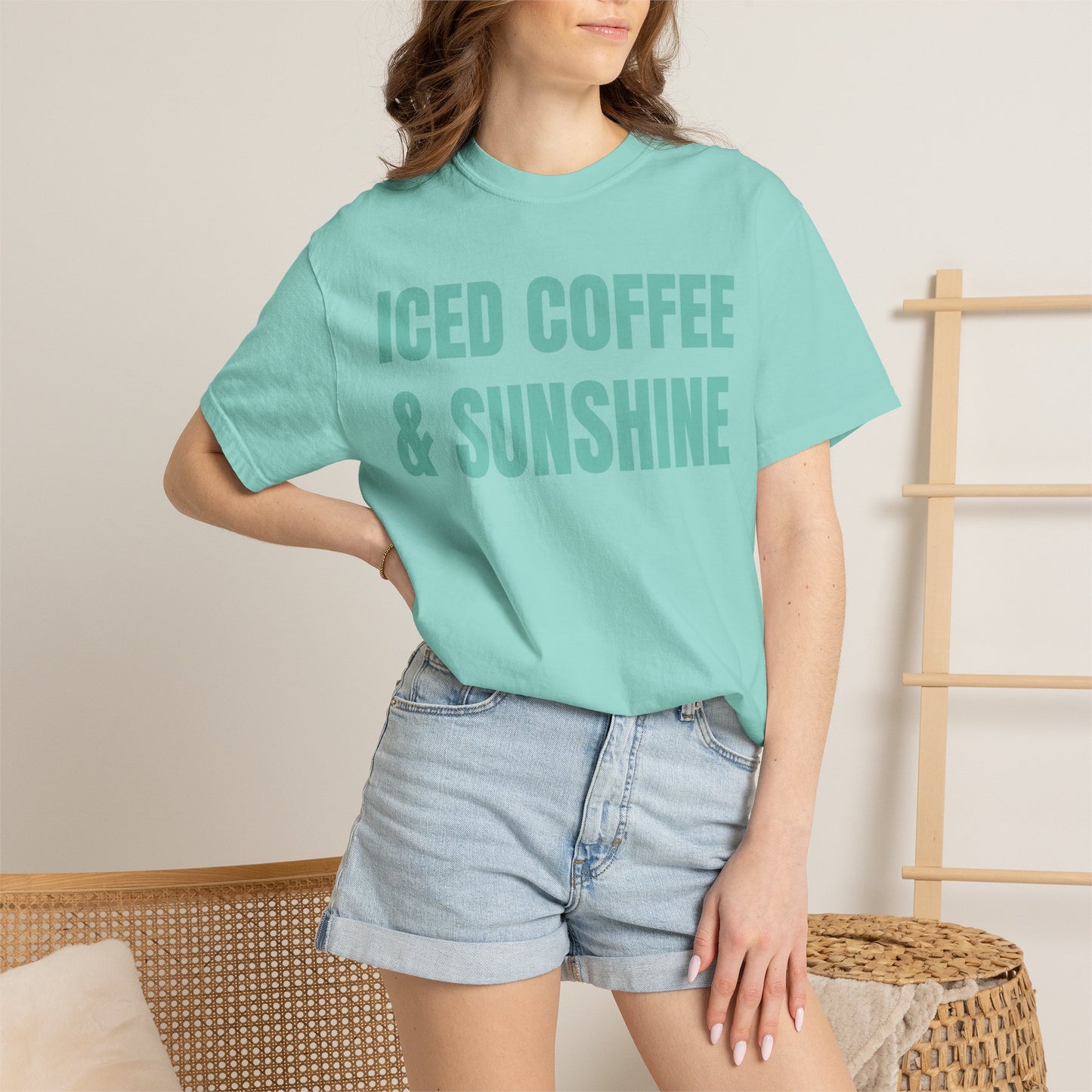 Iced Coffee & Sunshine Garment-Dyed T-shirt