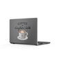 Matte MacBook Case — “Coffee & Kingdom Work” Christian Laptop Skin