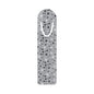 Paw Print Metal Bookmark — Silver Stainless Steel Bookmark for Cat & Dog Lovers