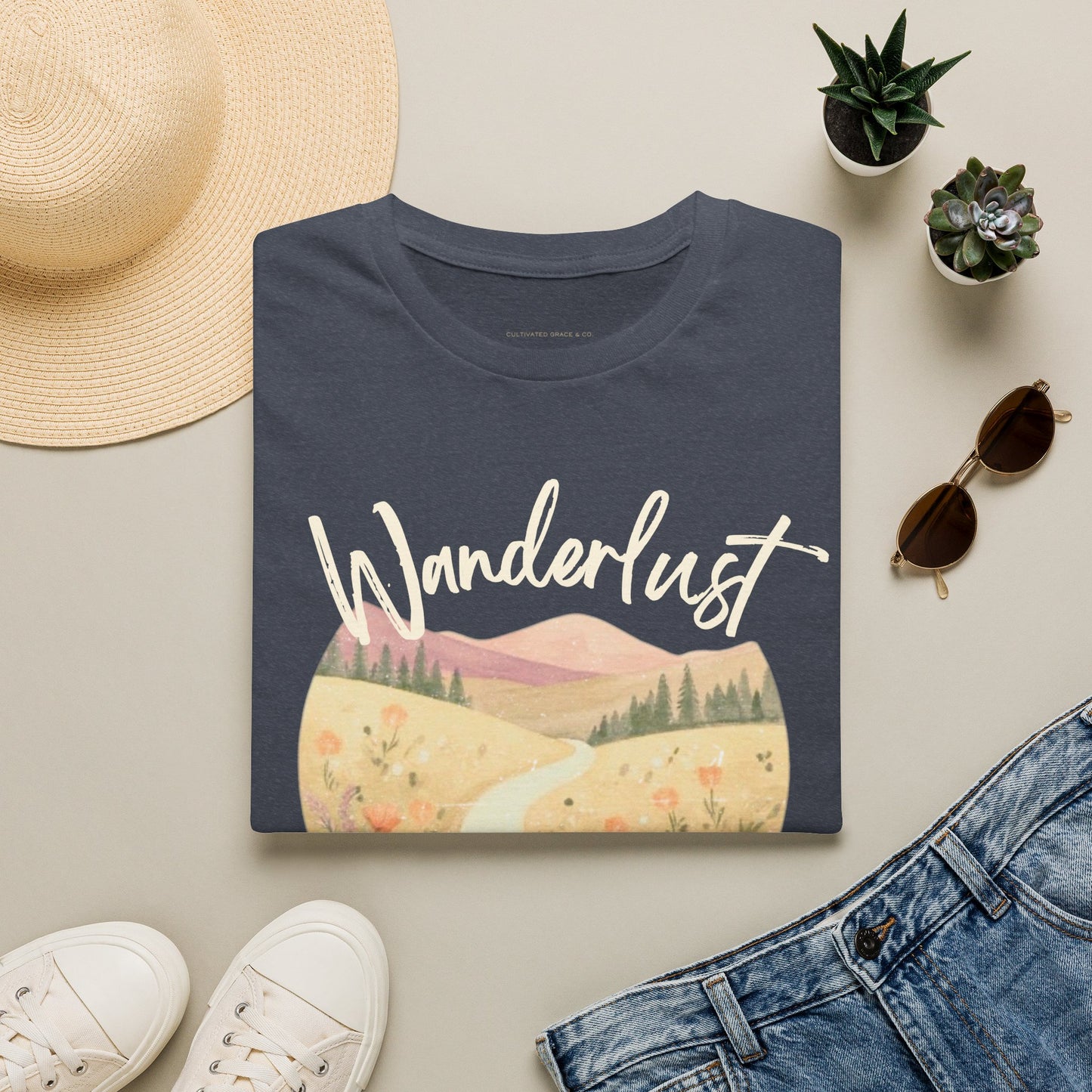 Wanderlust Graphic Softstyle T-Shirt