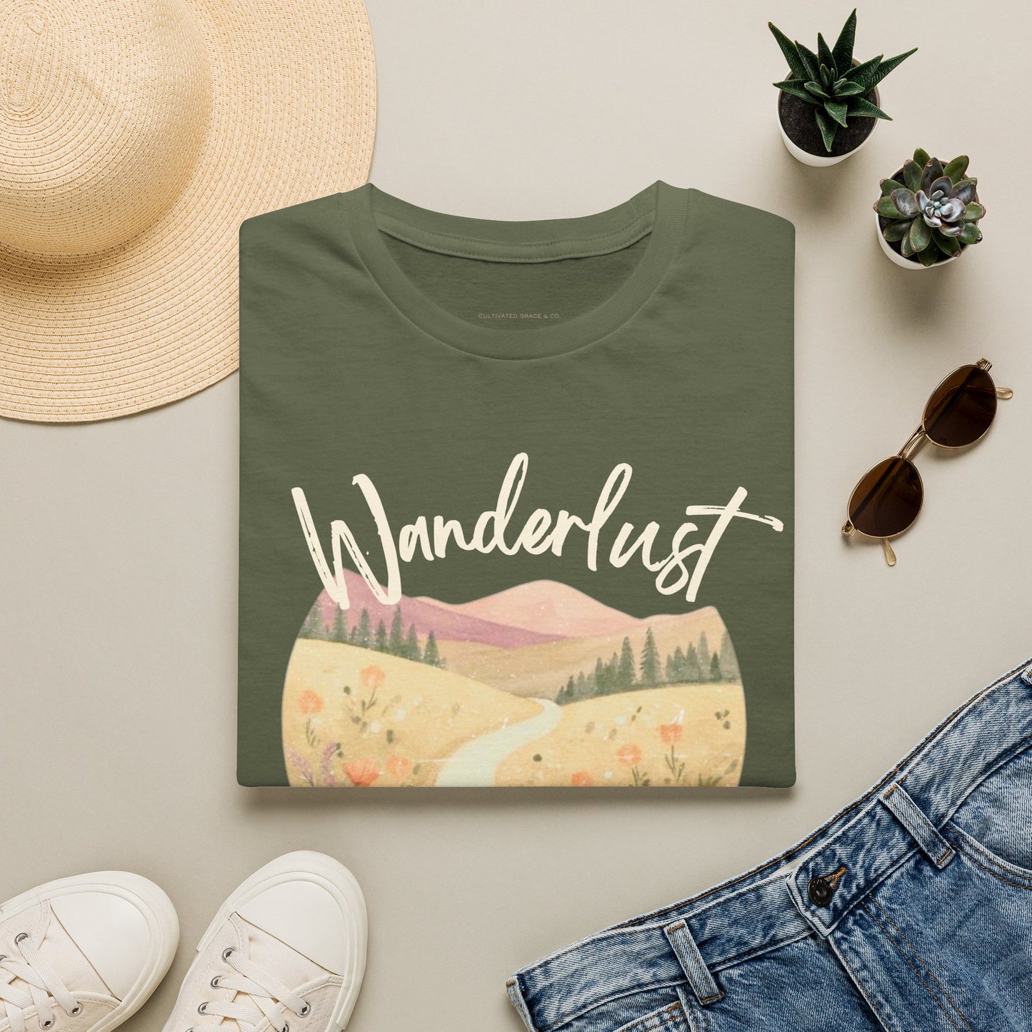 Wanderlust Graphic Softstyle T-Shirt