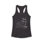 Hebrews 11:1 Faith Scripture Racerback Tank | Women's Inspirational Verse