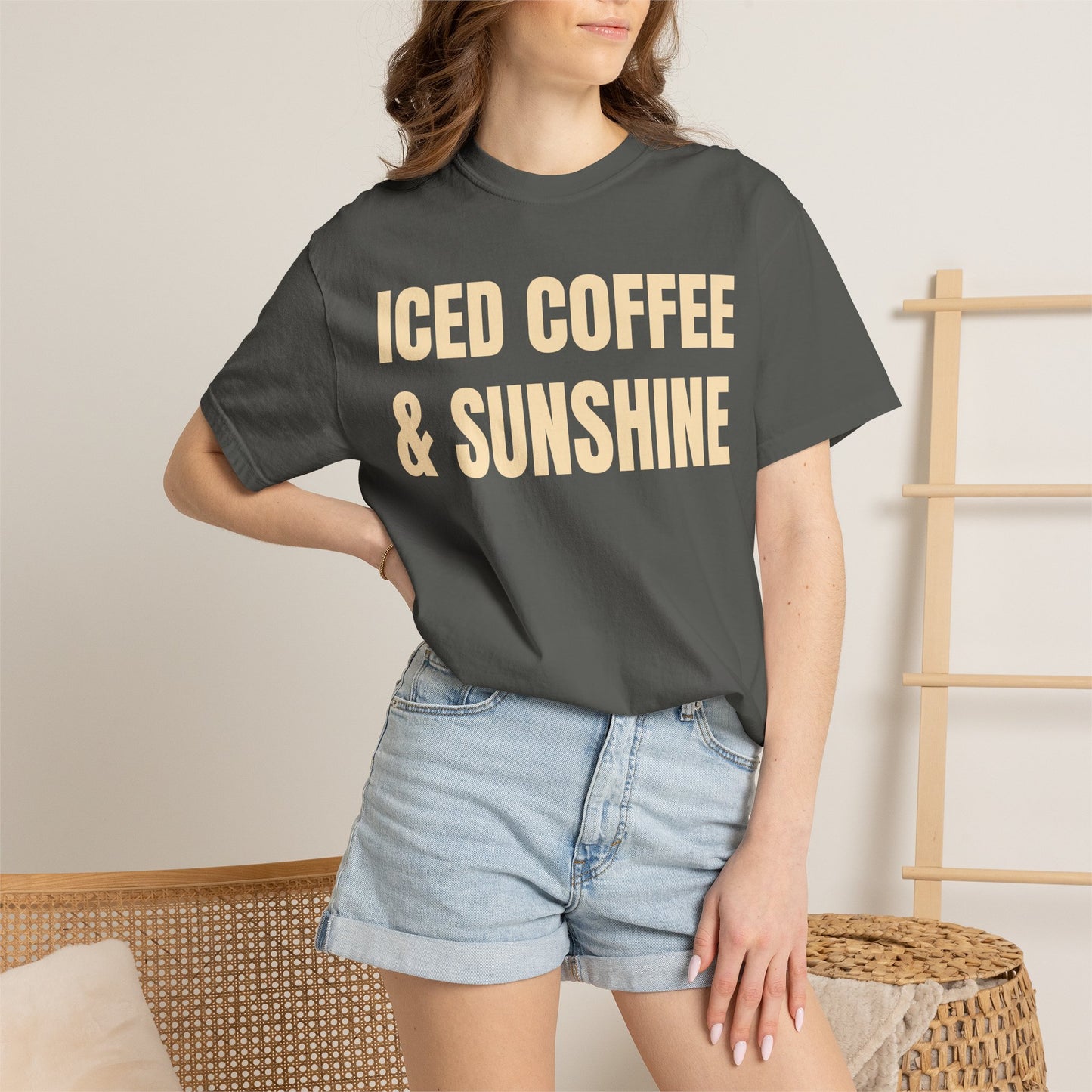 Iced Coffee & Sunshine Garment-Dyed T-shirt