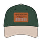 Psalm 93:4 Leather Patch Baseball Cap | Waves Design