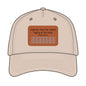 Psalm 93:4 Leather Patch Baseball Cap | Waves Design