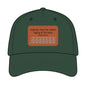Psalm 93:4 Leather Patch Baseball Cap | Waves Design