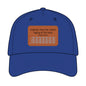 Psalm 93:4 Leather Patch Baseball Cap | Waves Design