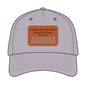Psalm 93:4 Leather Patch Baseball Cap | Waves Design