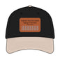 Psalm 93:4 Leather Patch Baseball Cap | Waves Design