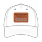 Psalm 93:4 Leather Patch Baseball Cap | Waves Design