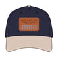 Psalm 93:4 Leather Patch Baseball Cap | Waves Design