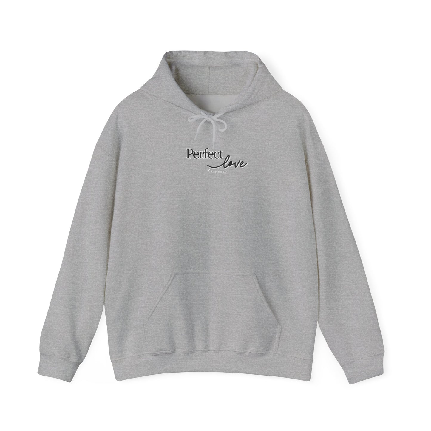 Perfect Love Hoodie | Oversized Pullover Sweatshirt, Minimal Script Design