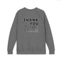 Cross Thank You Jesus Sweatshirt - Soft Bella-Canvas Faith Christian Crewneck