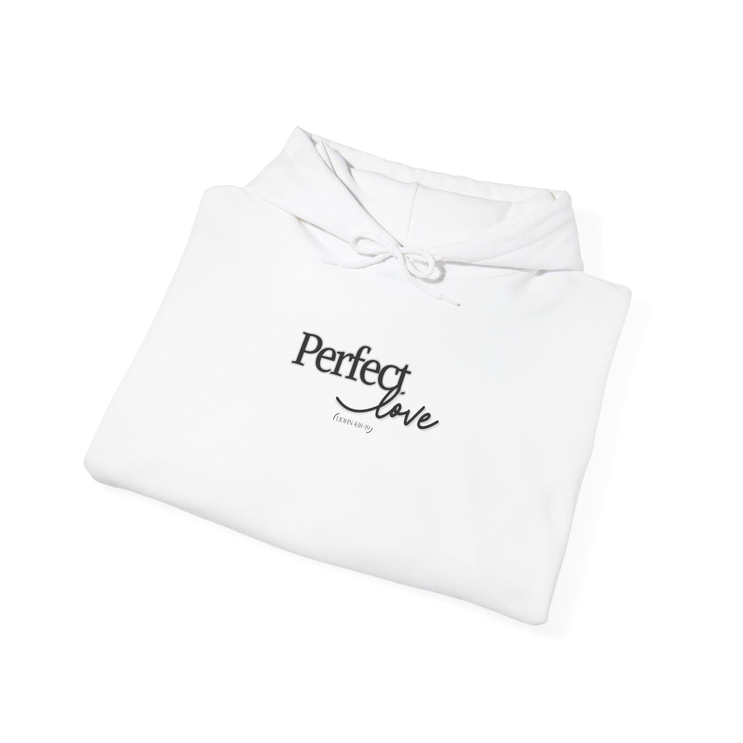 Perfect Love Hoodie | Oversized Pullover Sweatshirt, Minimal Script Design