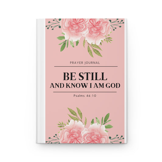 Prayer & Faith Journal Notebook | Pink & White Hardcover Journal
