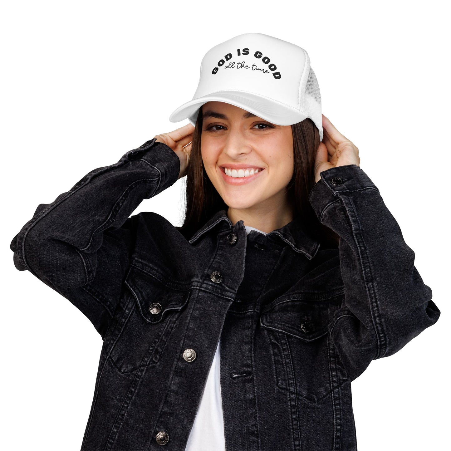 God Is Good All The Time Trucker Hat