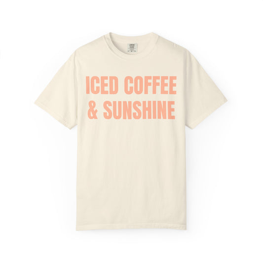 Iced Coffee & Sunshine Garment-Dyed T-Shirt