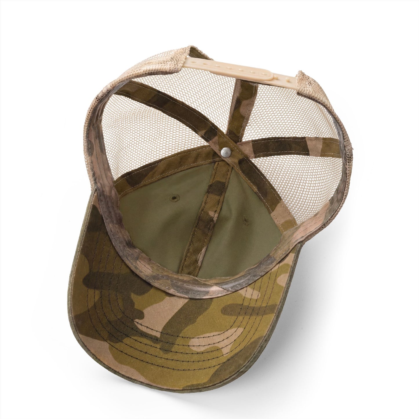 Women's Washed Mesh-Back Heart Cross Ballcap
