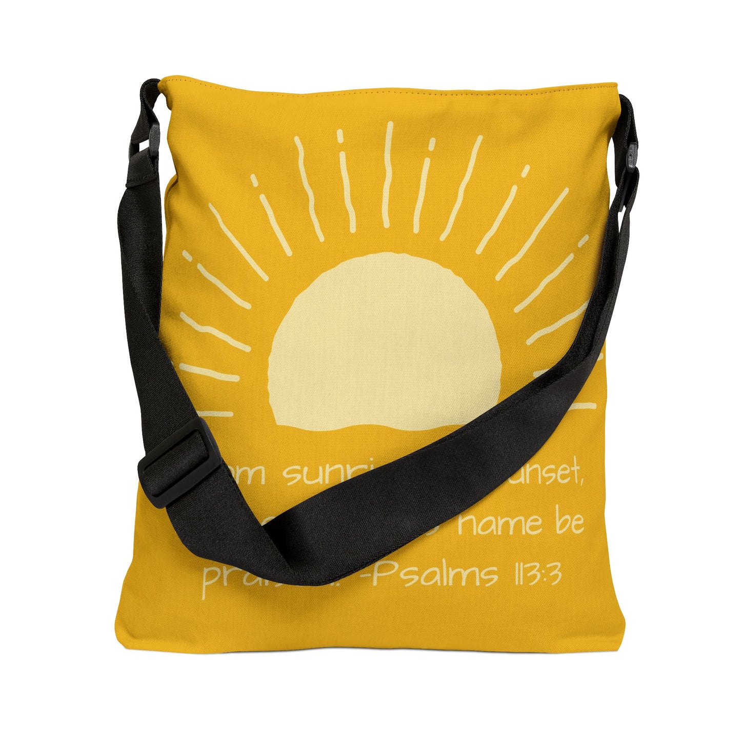Sun & Scripture Print Tote Bag
