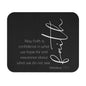 Black Hebrews 11:1 Faith Scripture Mouse Pad | Christian Desk Mat