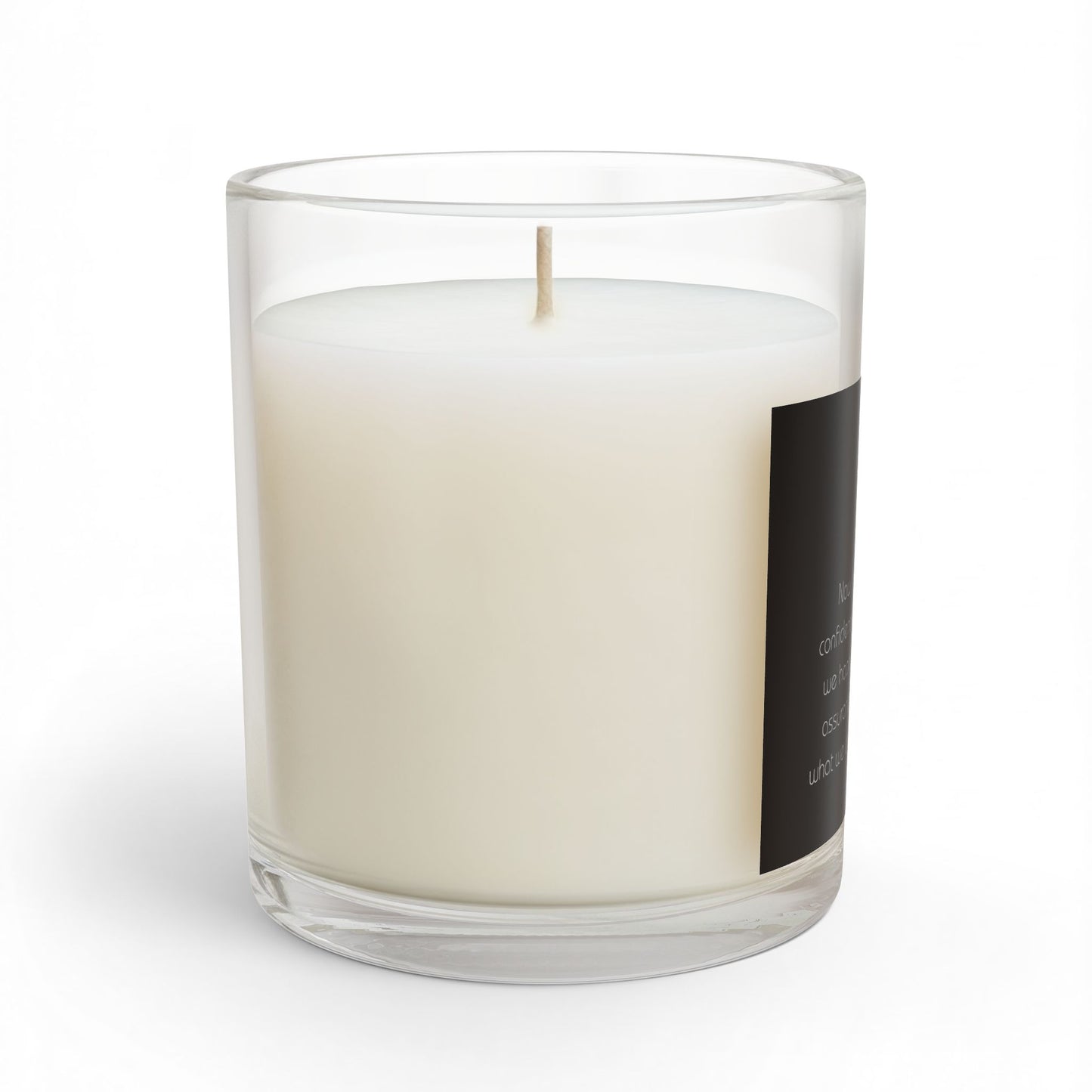 Hebrews 11:1 Faith Quote Glass Candle | 11oz