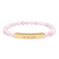 "Be Humble" Natural Stone Bead Bracelet — Stretch Bar Bracelet
