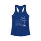 Hebrews 11:1 Faith Scripture Racerback Tank | Women's Inspirational Verse