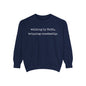 Walking in Faith, Tripping Constantly. Comfort Colors Sweatshirt.