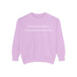 Walking in Faith, Tripping Constantly. Comfort Colors Sweatshirt.